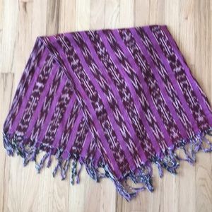 Purple scarf